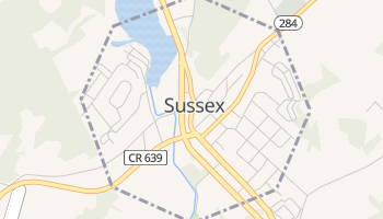 Sussex, New Jersey map