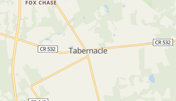 Tabernacle, New Jersey map