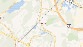 Tabor, New Jersey map