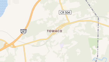 Towaco, New Jersey map