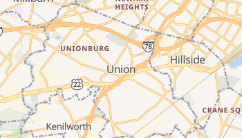 Union, New Jersey map