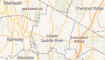 Upper Saddle River, New Jersey map
