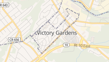 Victory Gardens, New Jersey map