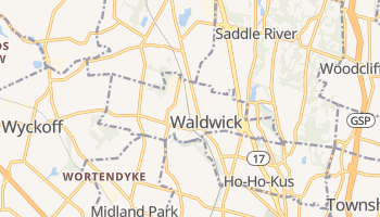 Waldwick, New Jersey map