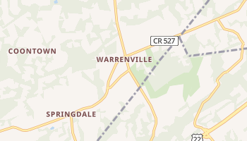 Warrenville, New Jersey map
