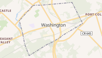 Washington, New Jersey map