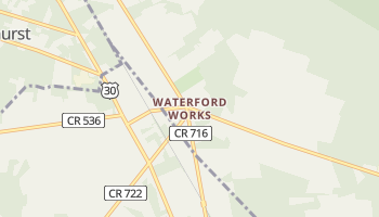 Waterford Works, New Jersey map