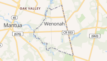 Wenonah, New Jersey map