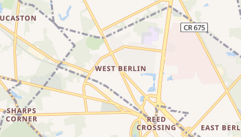 West Berlin, New Jersey map