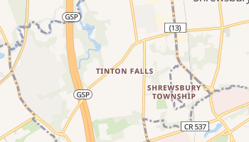 West Shrewsbury, New Jersey map