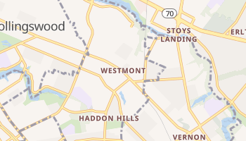 Westmont, New Jersey map