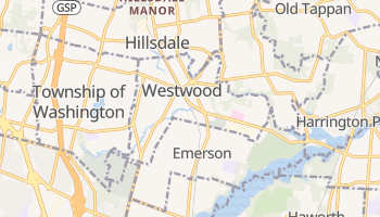 Westwood, New Jersey map