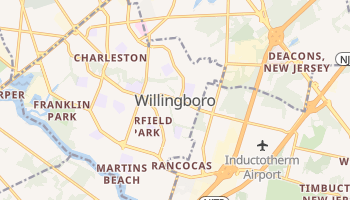 Willingboro, New Jersey map