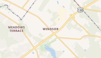 Windsor, New Jersey map