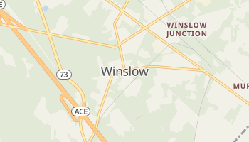 Winslow, New Jersey map