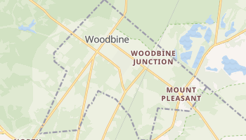 Woodbine, New Jersey map