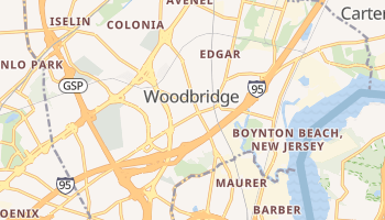 Woodbridge, New Jersey map