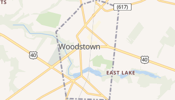 Woodstown, New Jersey map