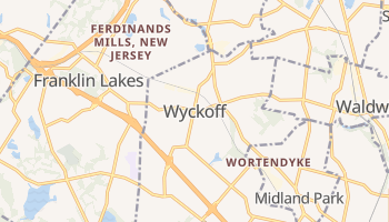Wyckoff, New Jersey map