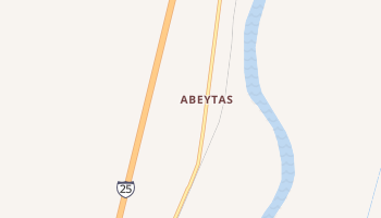Abeytas, New Mexico map
