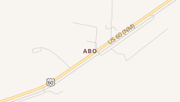 Abo, New Mexico map