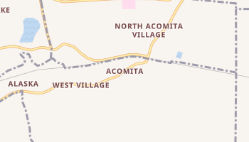 Acomita, New Mexico map
