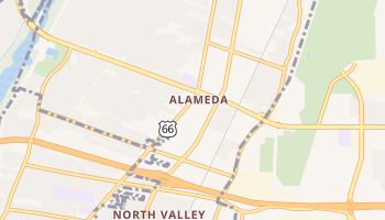 Alameda, New Mexico map