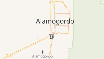 Alamogordo, New Mexico map