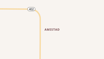 Amistad, New Mexico map