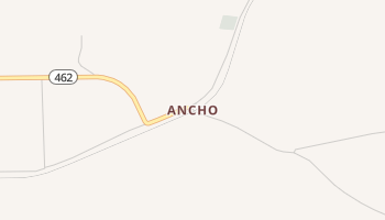 Ancho, New Mexico map