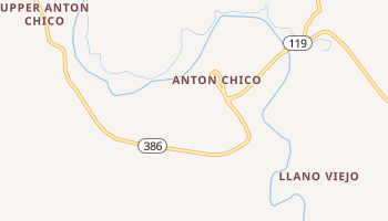 Anton Chico, New Mexico map