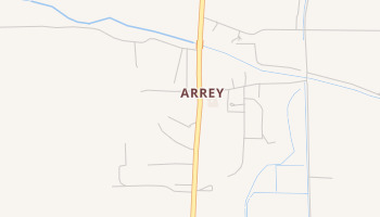 Arrey, New Mexico map
