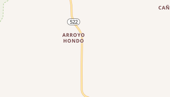 Arroyo Hondo, New Mexico map