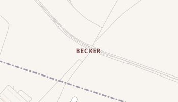 Becker, New Mexico map