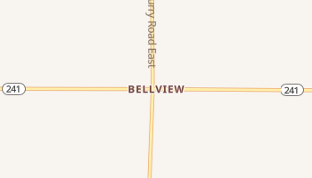 Bellview, New Mexico map