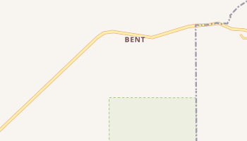 Bent, New Mexico map