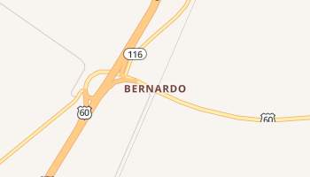 Bernardo, New Mexico map
