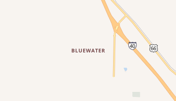 Bluewater, New Mexico map