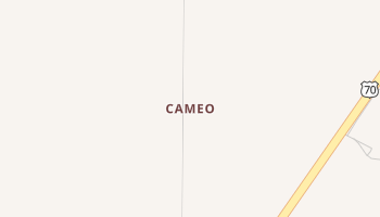 Cameo, New Mexico map