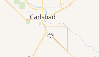 Carlsbad, New Mexico map