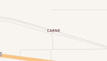 Carne, New Mexico map
