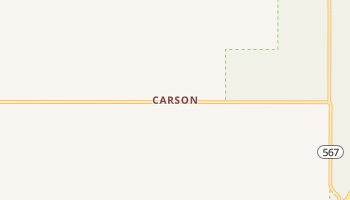 Carson, New Mexico map