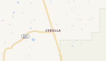 Cebolla, New Mexico map