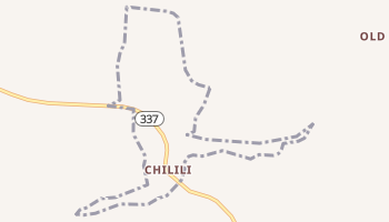 Chilili, New Mexico map