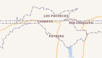 Chimayo, New Mexico map