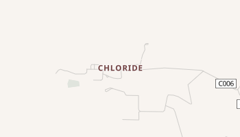 Chloride, New Mexico map