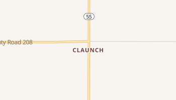 Claunch, New Mexico map