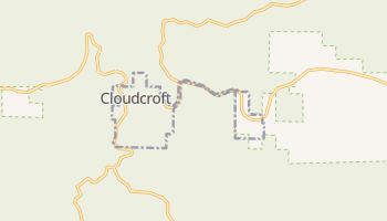 Cloudcroft, New Mexico map