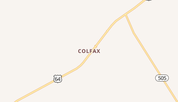 Colfax, New Mexico map