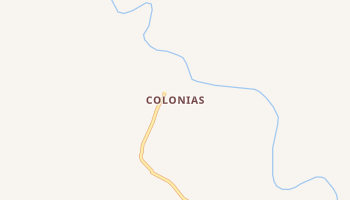 Colonias, New Mexico map
